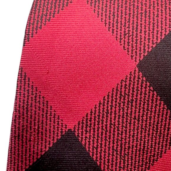 Ruff Hewn Mens Vintage Silk Dress Tie Made in USA Check Vintage Ski 58" 4"‎ - Picture 6 of 12